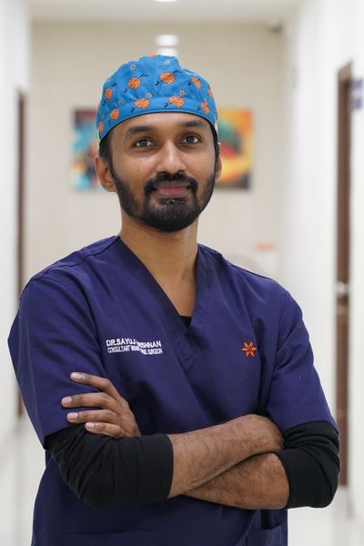 Dr. Sayuj Krishnan, Consultant Neurosurgeon at Yashoda Hospital Hyderabad